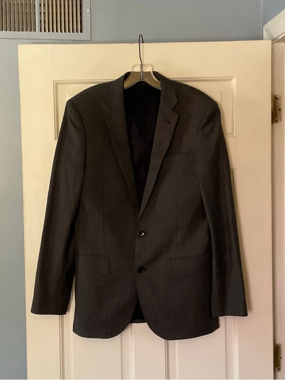 J.Crew Ludlow Slim-fit Blazer Jacket double vent Italian worsted‎ wool Gray 36R